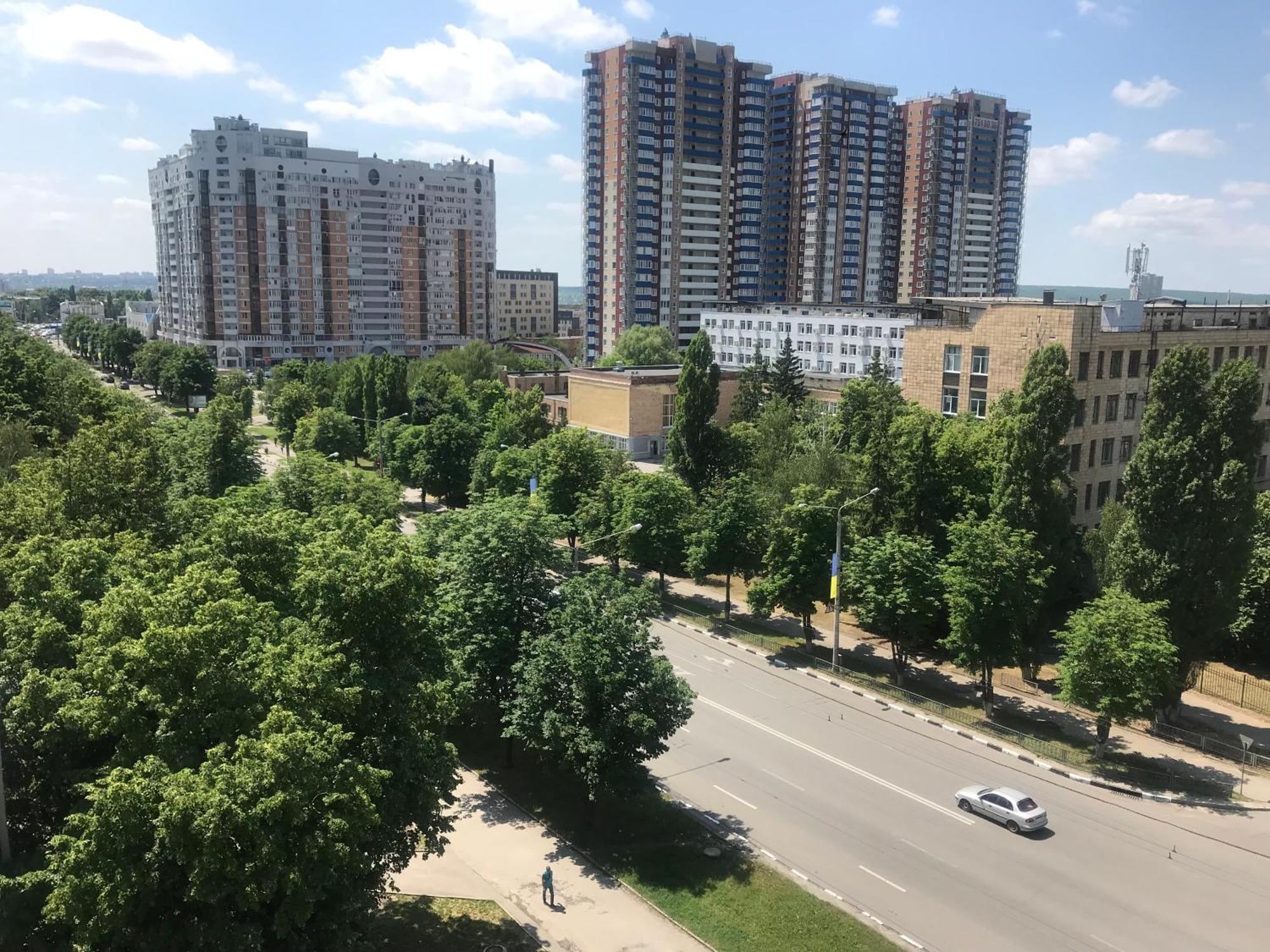 Modern Apartment With Panoramic View Near Metro 23August Харьков Экстерьер фото